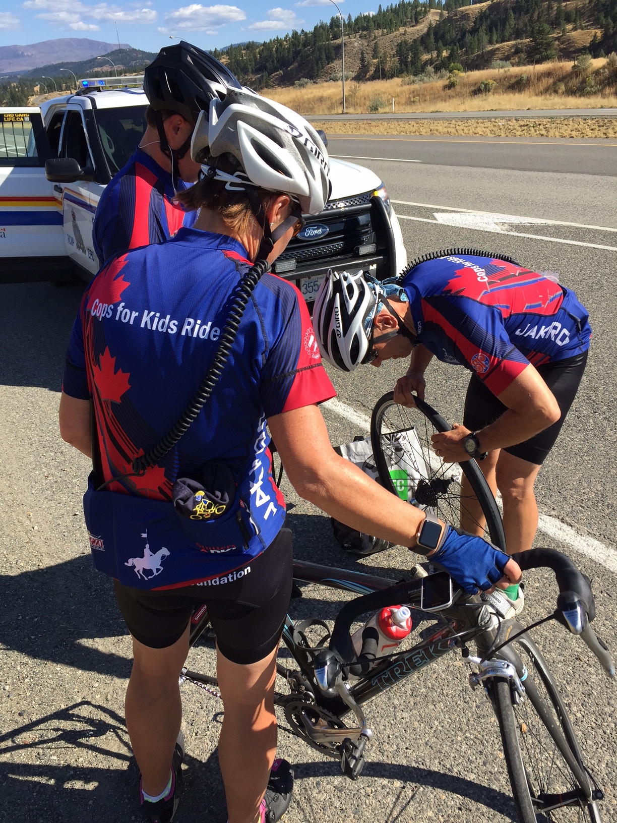 Flat Tire — Cops for Kids Ride